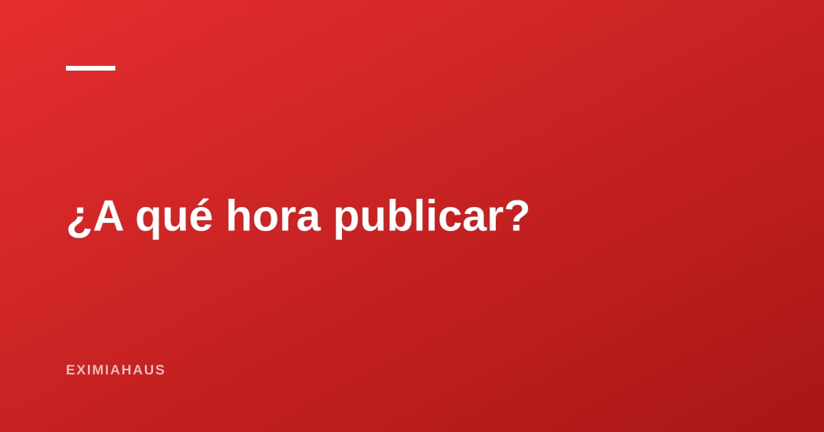 ¿A qué hora conviene publicar un inmueble en redes sociales en el Perú?
