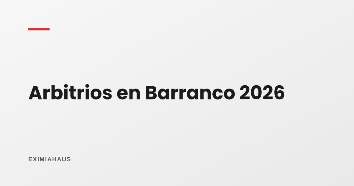 Arbitrios en Barranco 2026: qué se paga y cómo se calculan