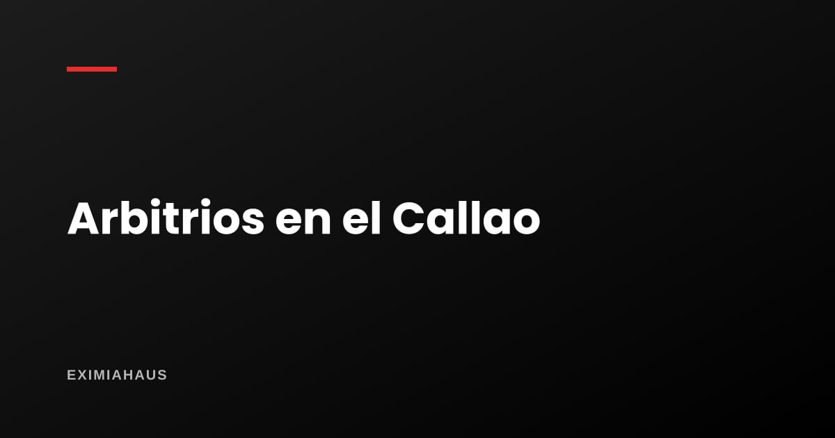 Arbitrios en el Callao 2026: qué se paga, cuándo vence y cómo reclamar