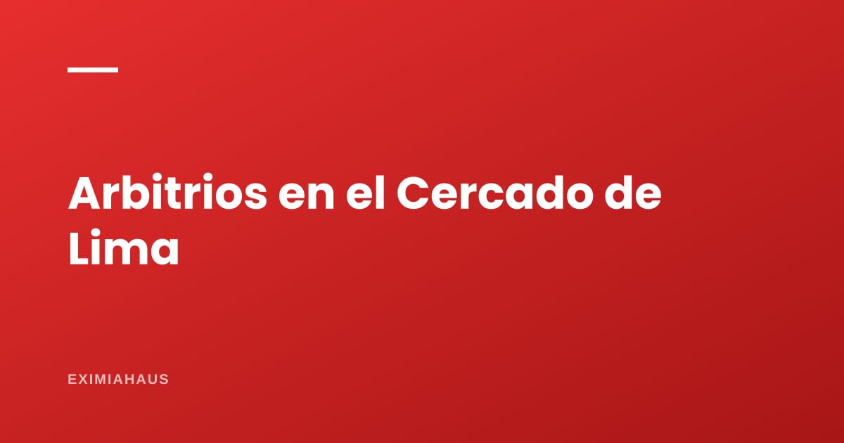 Arbitrios en el Cercado de Lima 2026: qué pagas, quién lo aprueba y cómo reclamar