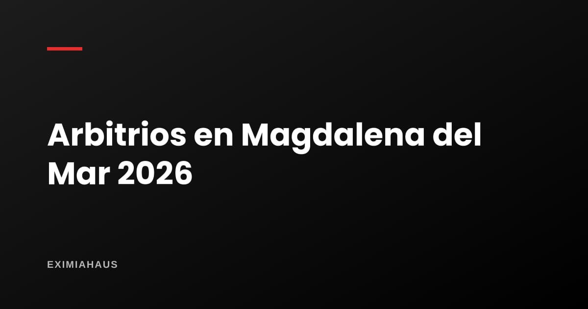 Arbitrios en Magdalena del Mar 2026: qué se paga y cómo se calculan