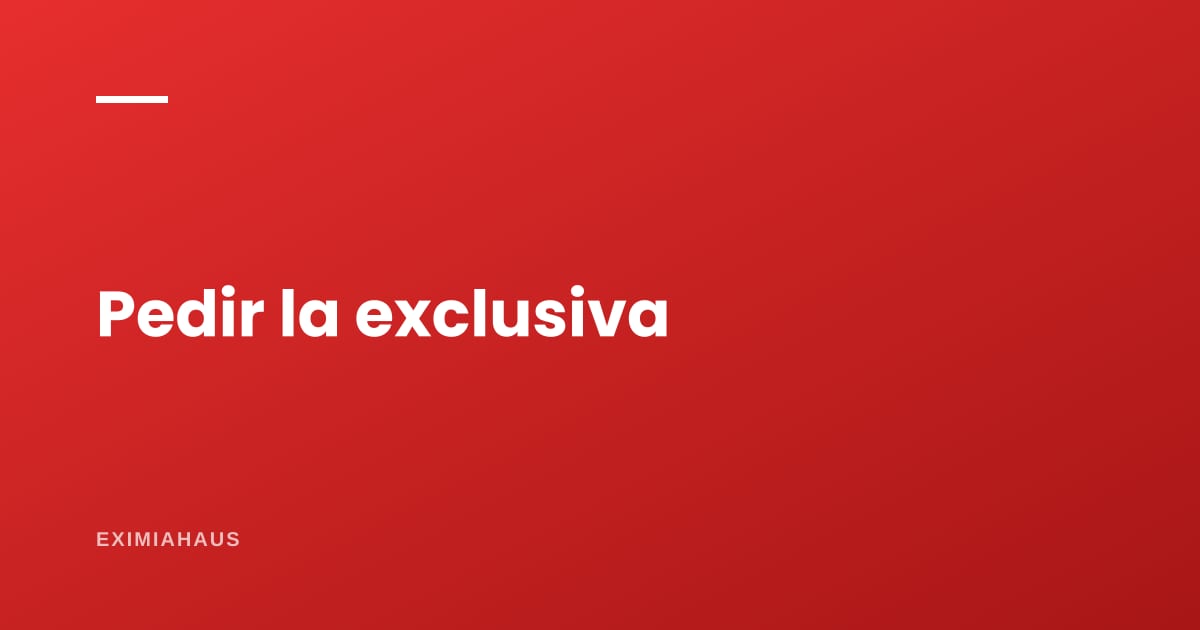 ¿Cómo convenzo a un propietario de firmar exclusiva?