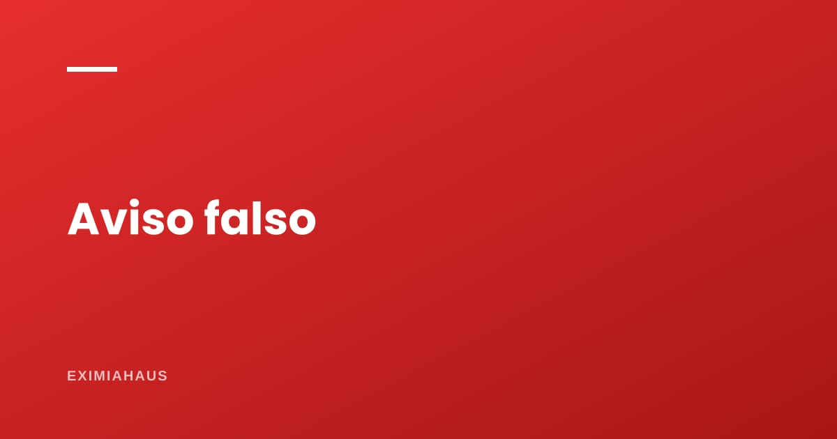 ¿Cómo denuncio un aviso falso?