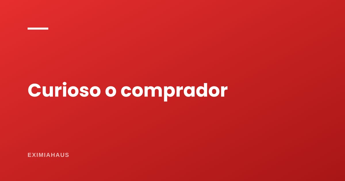 ¿Cómo distingo un curioso de un comprador real?