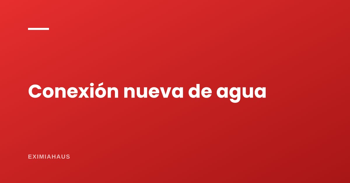 ¿Cómo pido una conexión nueva de agua en Sedapal?