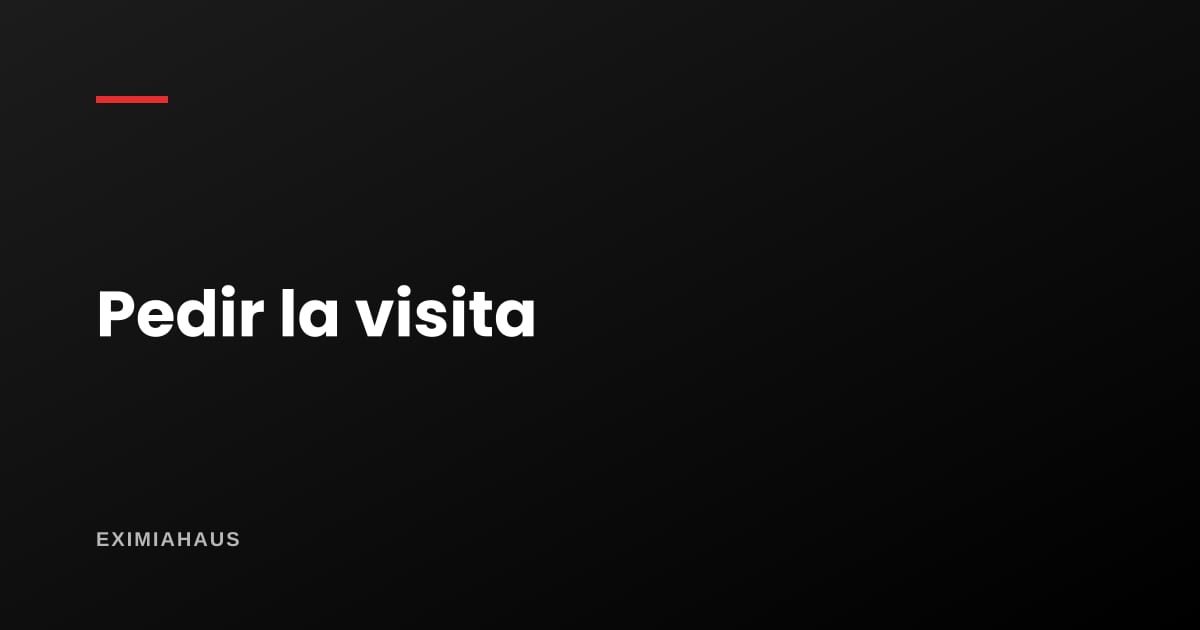 ¿Cómo pido una visita a un departamento publicado?