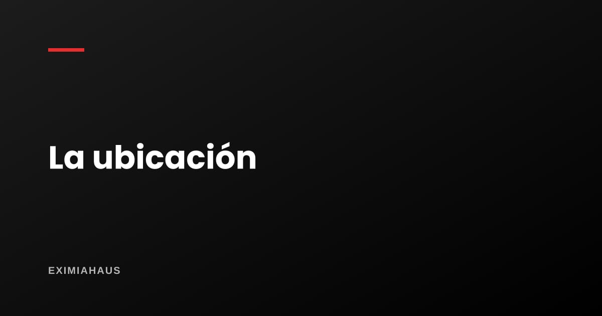¿Cómo pongo la ubicación de mi propiedad en el mapa?