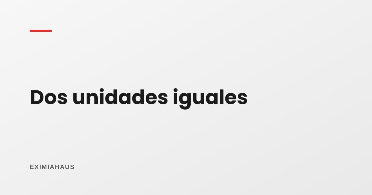 ¿Cómo publico dos departamentos iguales sin competir conmigo mismo?