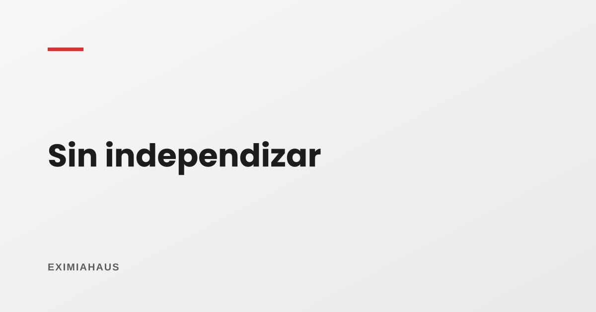 ¿Cómo publico un inmueble que todavía no está independizado?