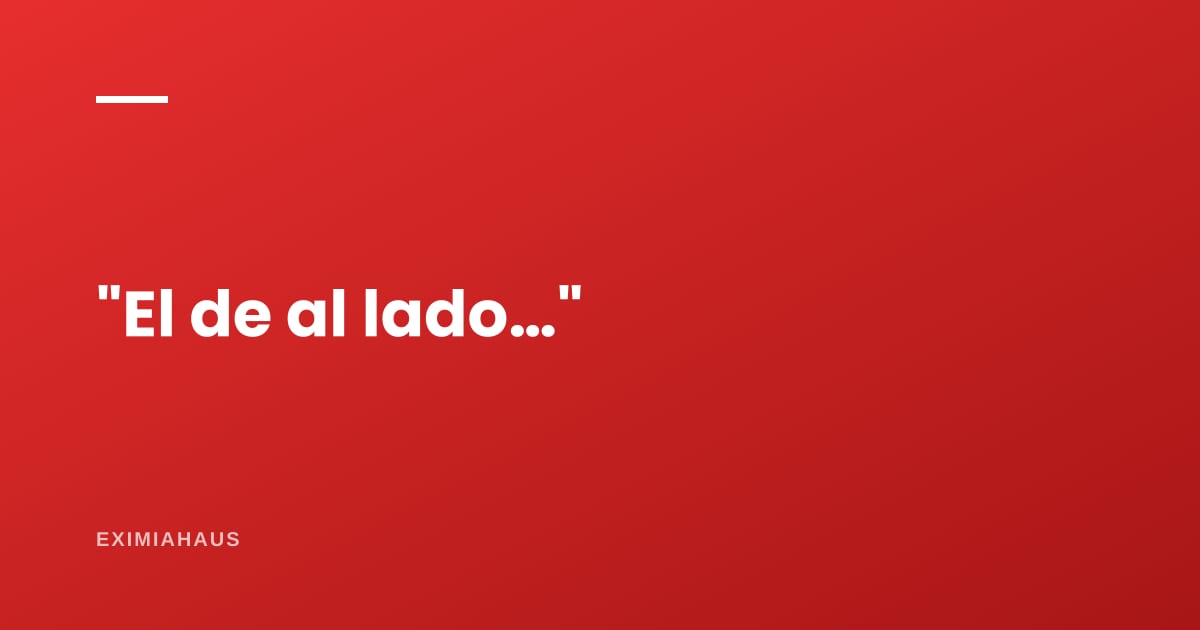 ¿Cómo respondo a "el de al lado está más barato"?