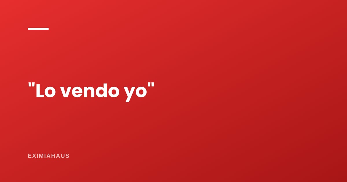 ¿Cómo respondo a "prefiero venderlo yo mismo"?
