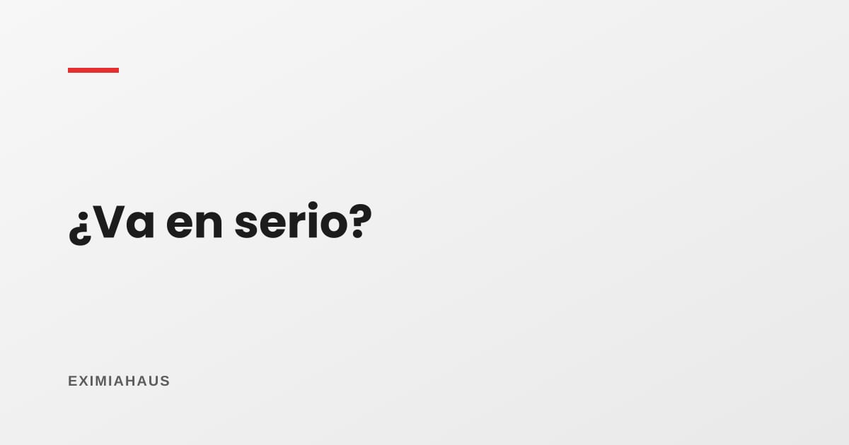 ¿Cómo sé si un interesado va en serio?