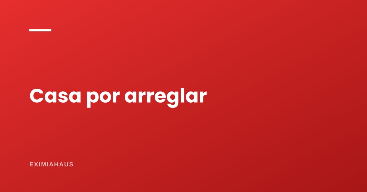 ¿Cómo vendo una casa que necesita arreglos?