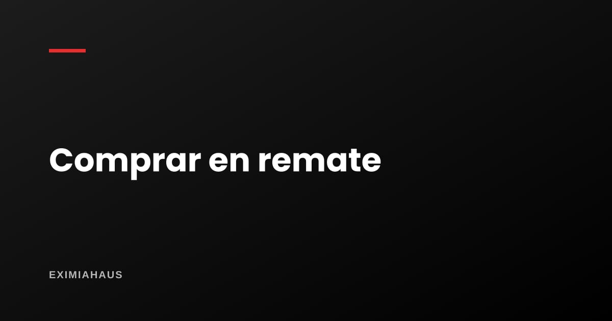 Comprar en remate judicial: dónde está la oportunidad y dónde la trampa