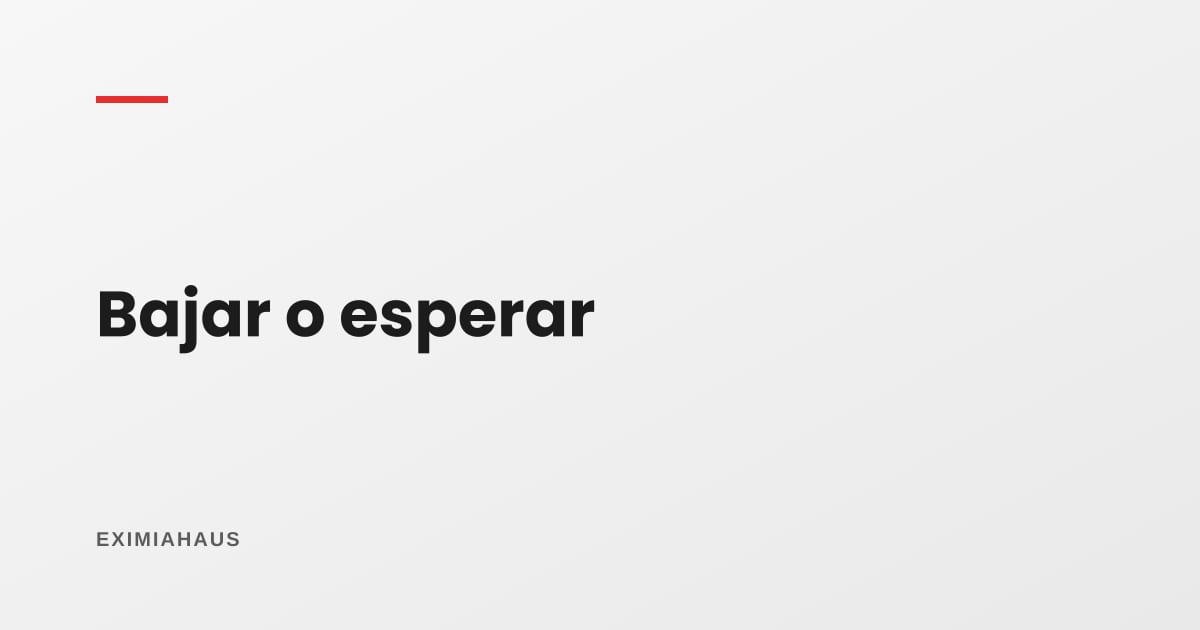 ¿Conviene bajar el alquiler para que no quede vacío?