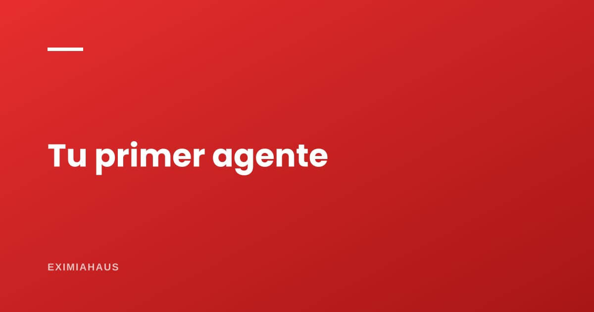 ¿Cuándo conviene contratar a mi primer agente?