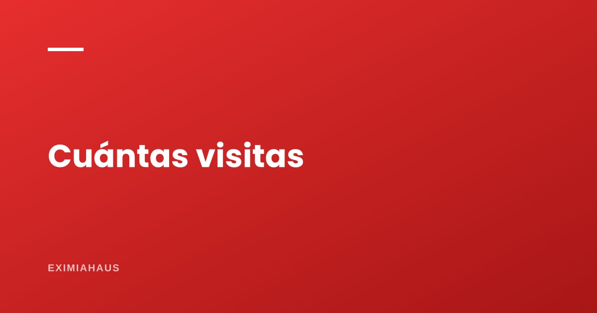 ¿Cuántas visitas son normales antes de una oferta?
