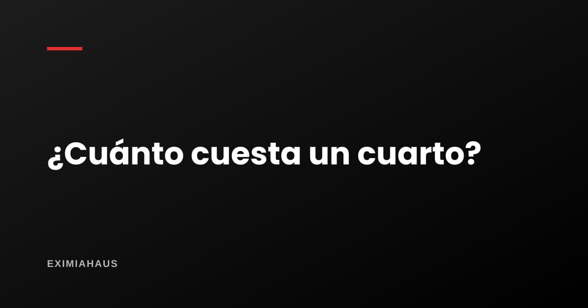 ¿Cuánto cuesta alquilar un cuarto en Lima?