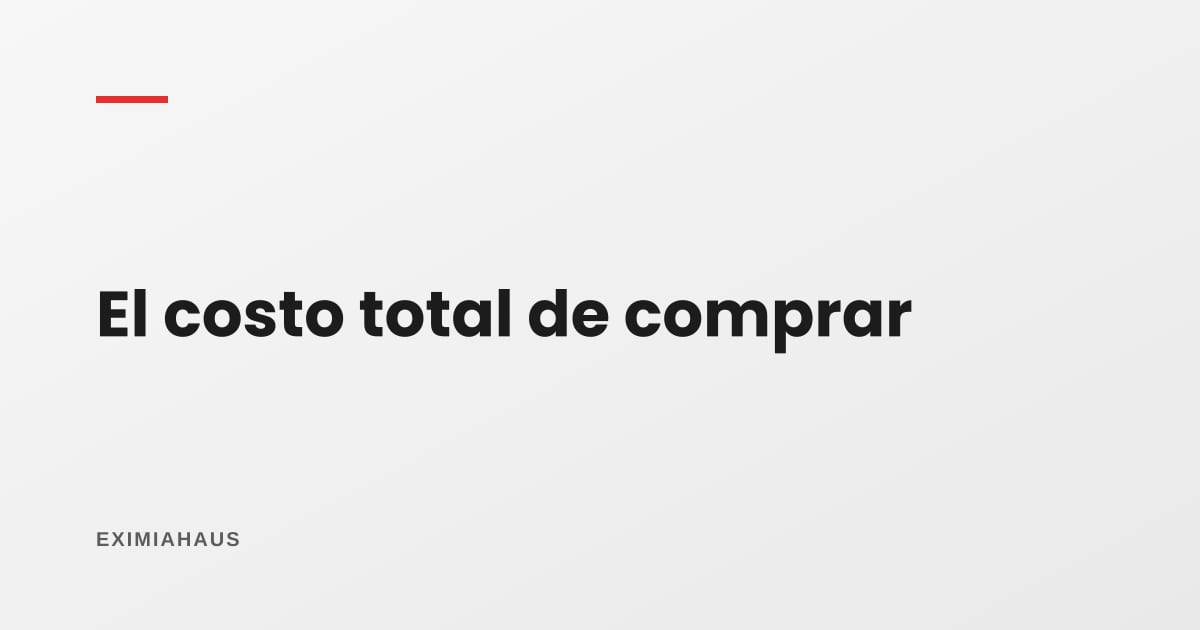 El precio no es lo que pagas: cuánto cuesta en total comprar una casa en 2026