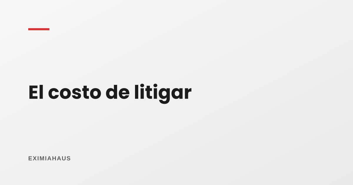¿Cuánto cuesta iniciar un juicio? Tasas, cédulas y otros gastos