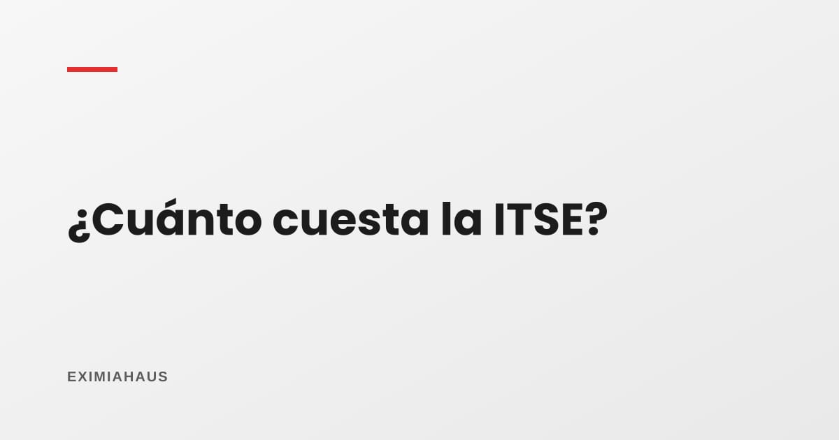 ¿Cuánto cuesta la ITSE de Defensa Civil?