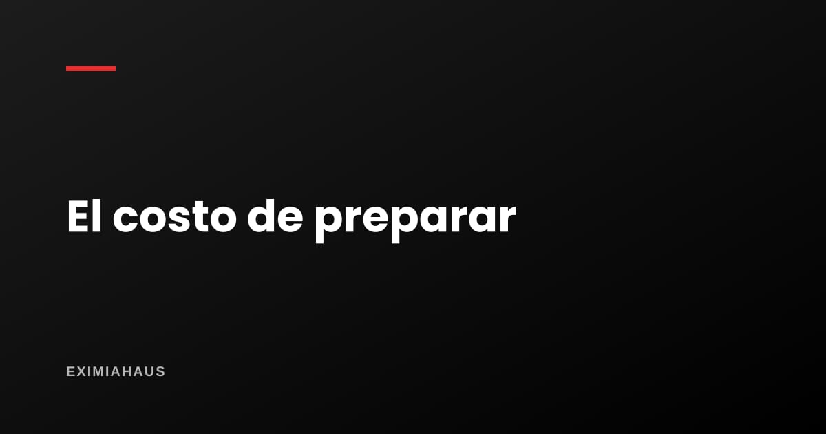 ¿Cuánto cuesta preparar una casa para venderla?