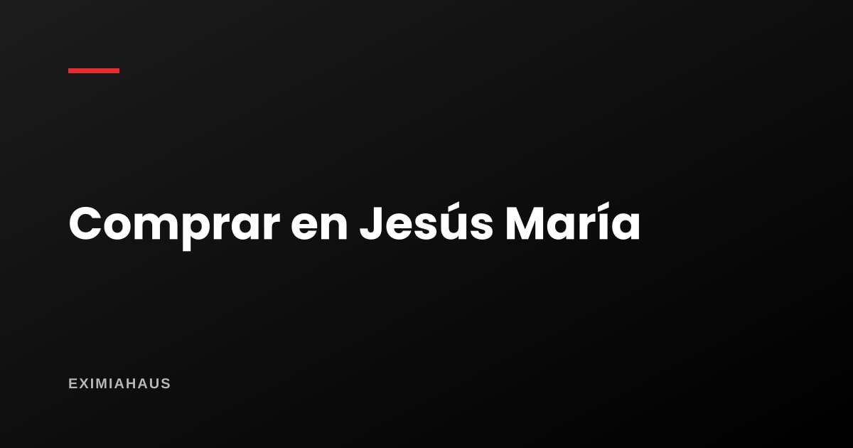 ¿Cuánto cuesta un departamento en Jesús María? Precio total por tipología 2026