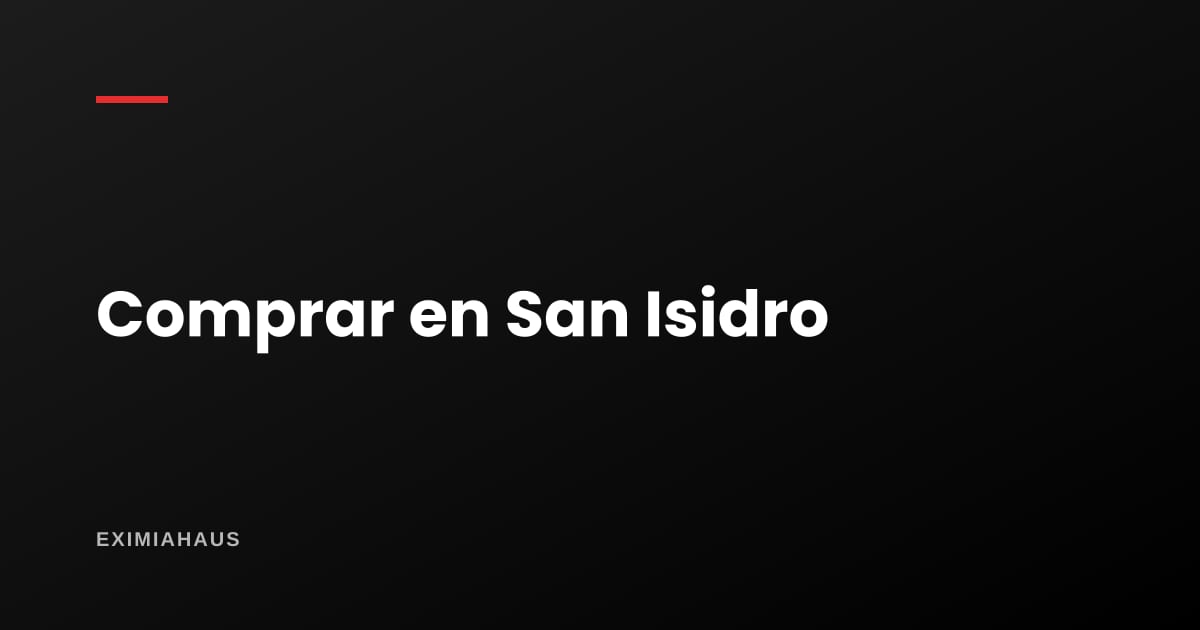 ¿Cuánto cuesta un departamento en San Isidro? Precio total por tipología 2026