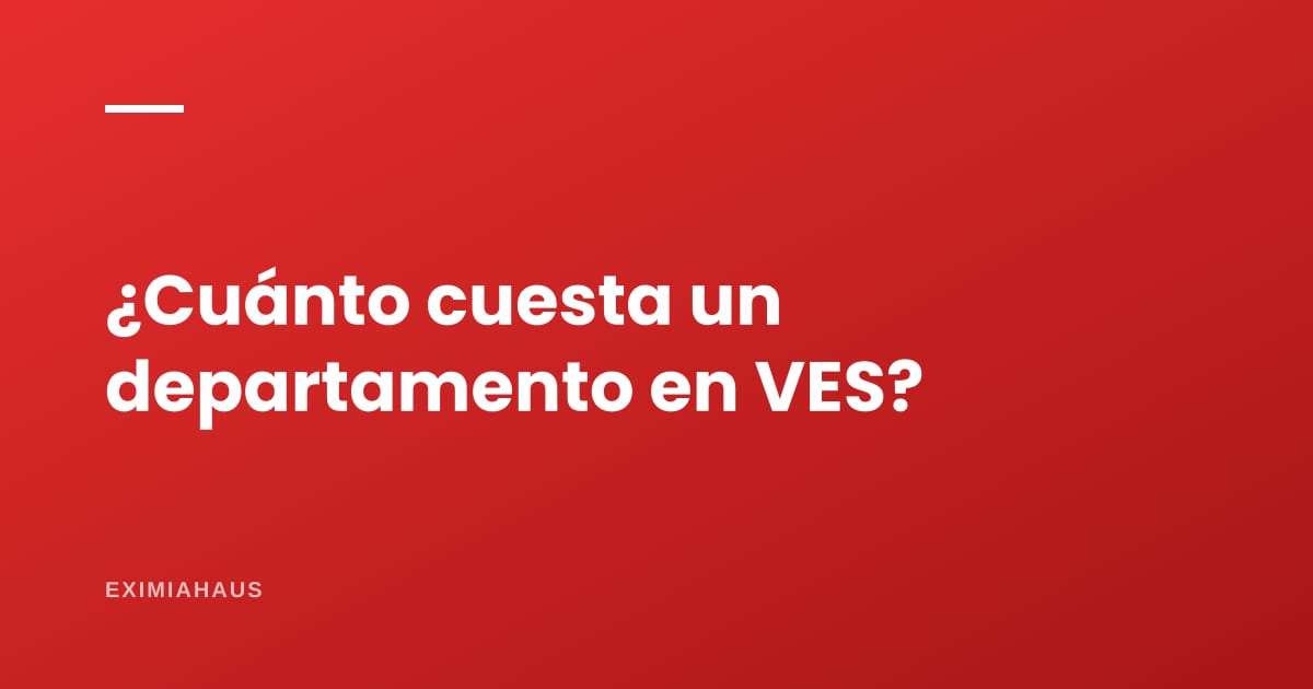 ¿Cuánto cuesta un departamento en Villa El Salvador? Precios 2026