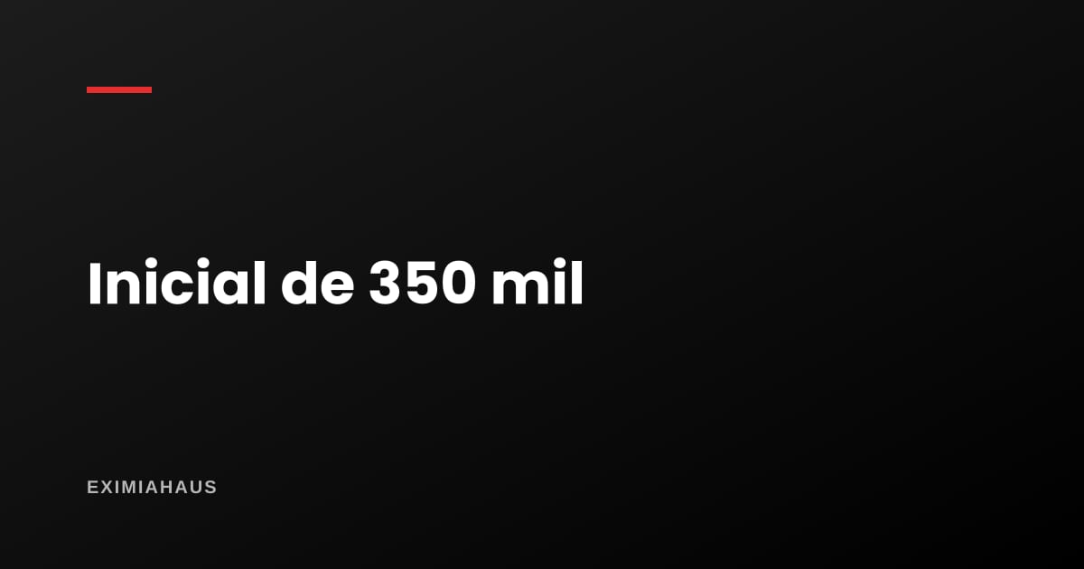 ¿Cuánto de inicial necesito para un departamento de 350 mil?