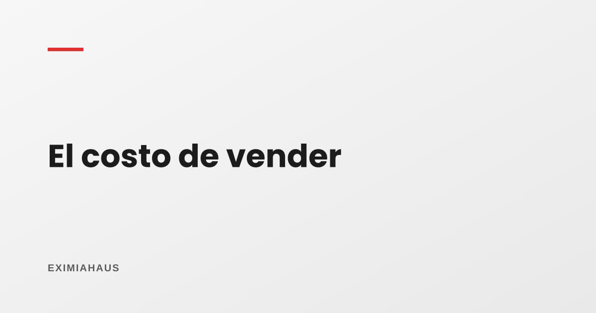 ¿Cuánto me cuesta vender mi casa en total?