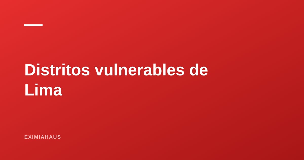Los distritos más vulnerables de Lima ante un sismo en 2026: qué los explica y qué hacer si vives ahí