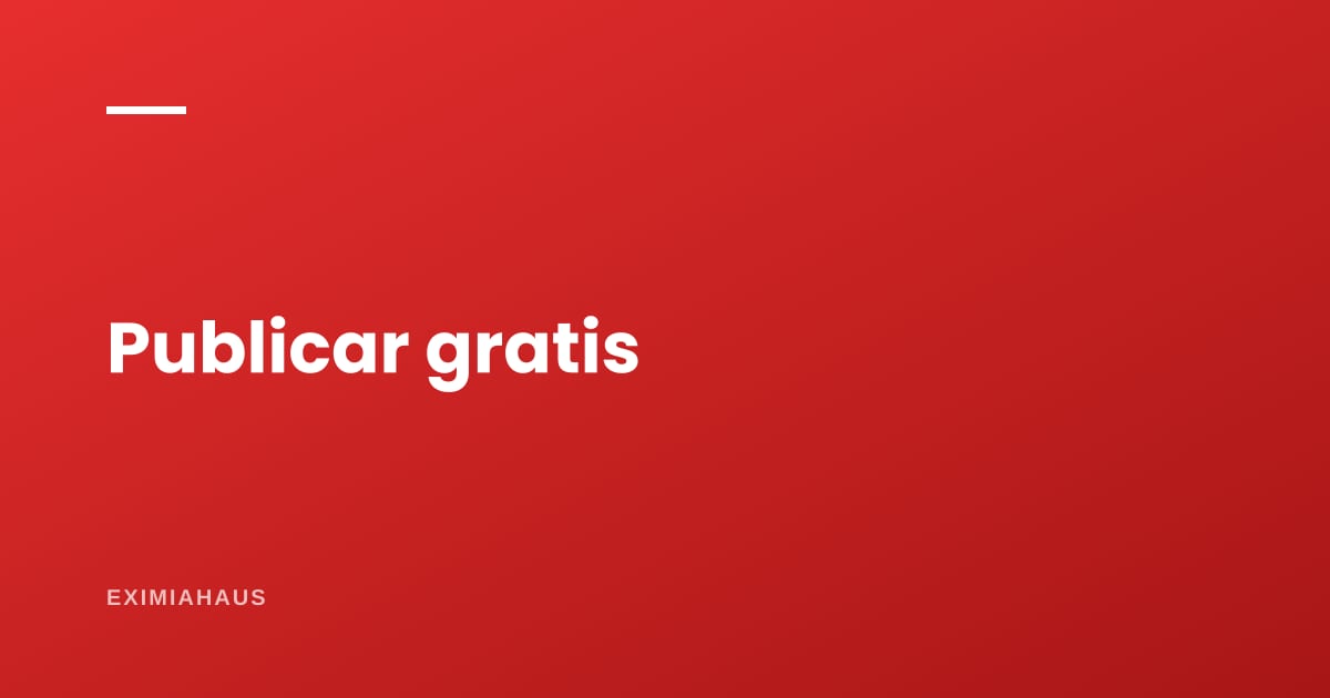 ¿Dónde puedo publicar mi departamento gratis en el Perú?
