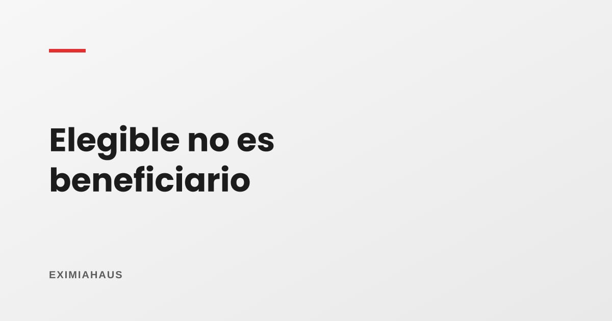Elegible no es beneficiario: la diferencia que hace perder el bono de Techo Propio