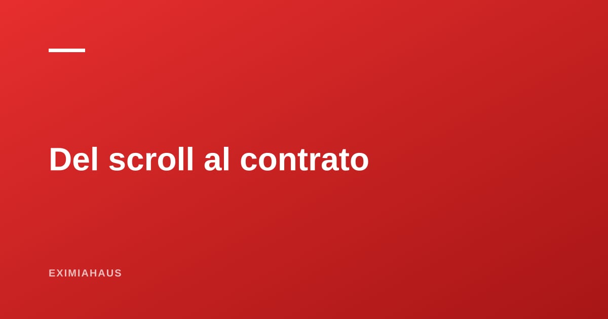 El embudo inmobiliario real: de la vista en redes al contrato firmado