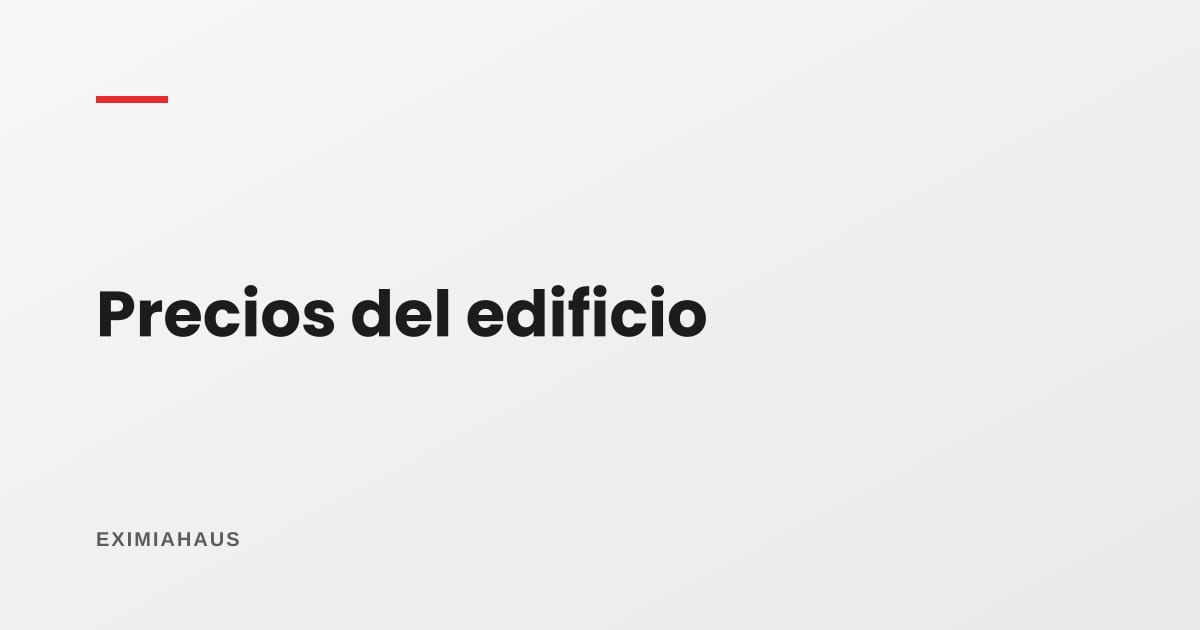 ¿En cuánto se vendieron los departamentos de mi edificio?
