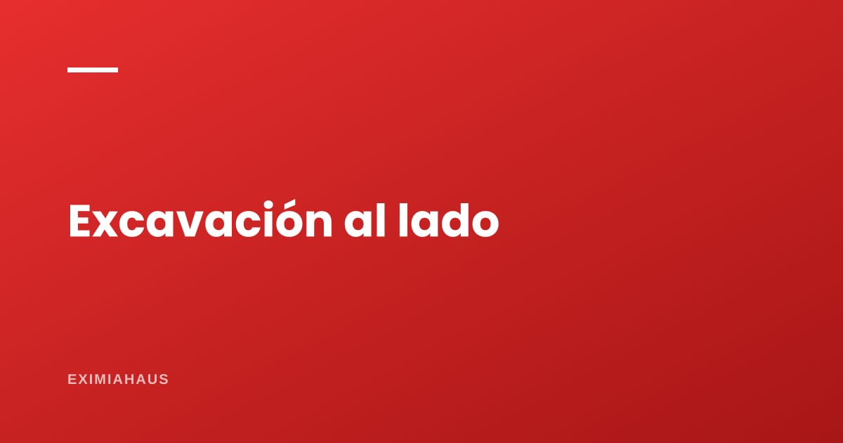 Excavación y sótanos: ¿qué riesgos tiene para los vecinos?