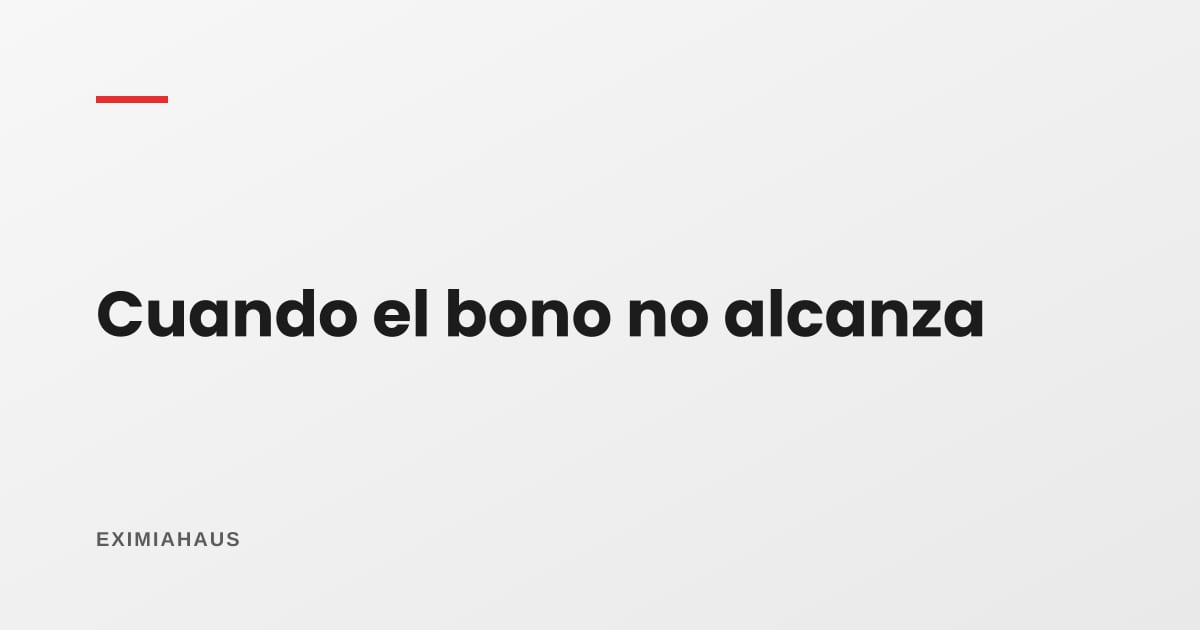 Cuando el bono no alcanza: cómo funciona el financiamiento complementario de Techo Propio