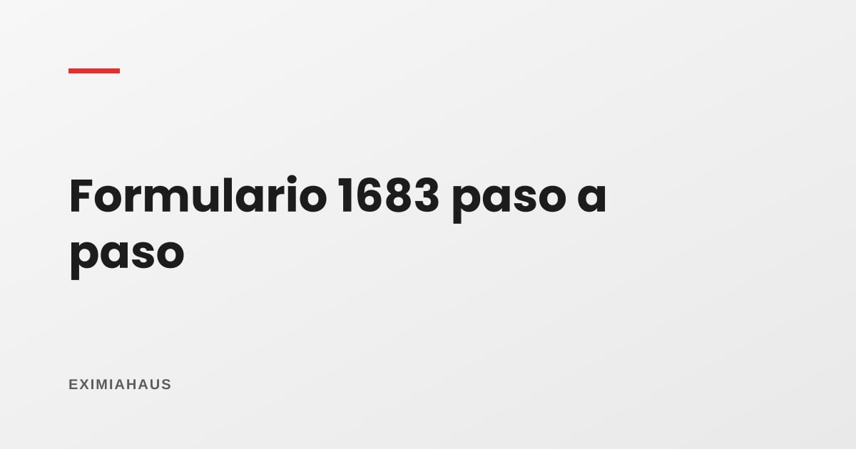 Formulario Virtual 1683 en 2026: cómo declarar tu alquiler bajo las reglas nuevas