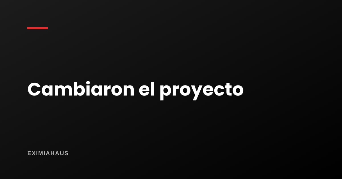 La inmobiliaria cambió el proyecto, ¿puedo reclamar?