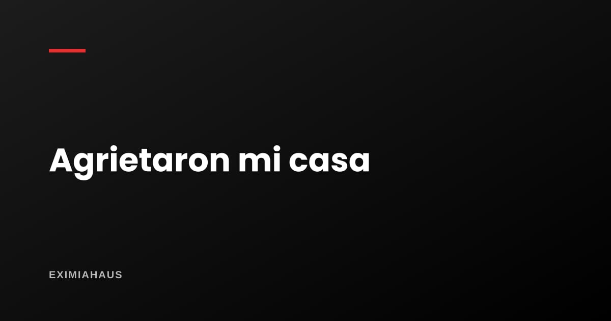 La obra de al lado agrietó mi casa: ¿qué hago?