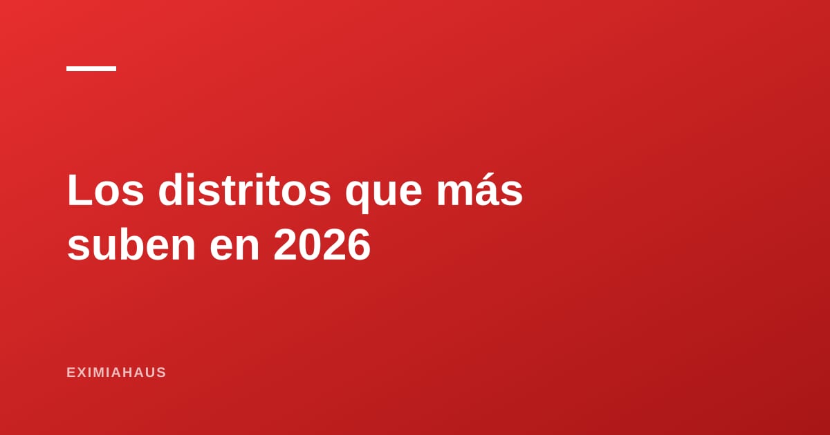 Lince, Magdalena y Breña: los distritos que más suben en 2026 y qué tienen en común
