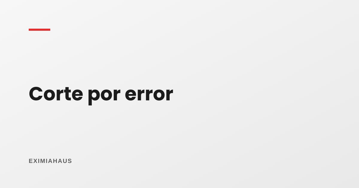 ¿Me cortaron la luz por error, qué hago?