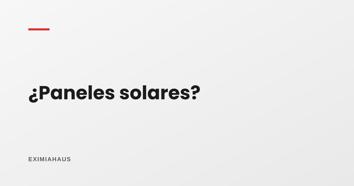 ¿Conviene poner paneles solares en una casa en Perú?