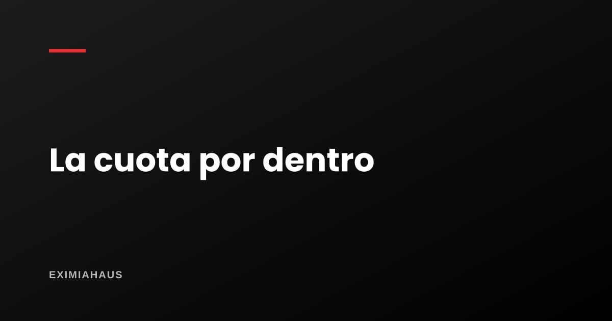 ¿Por qué al principio casi toda la cuota es interés?