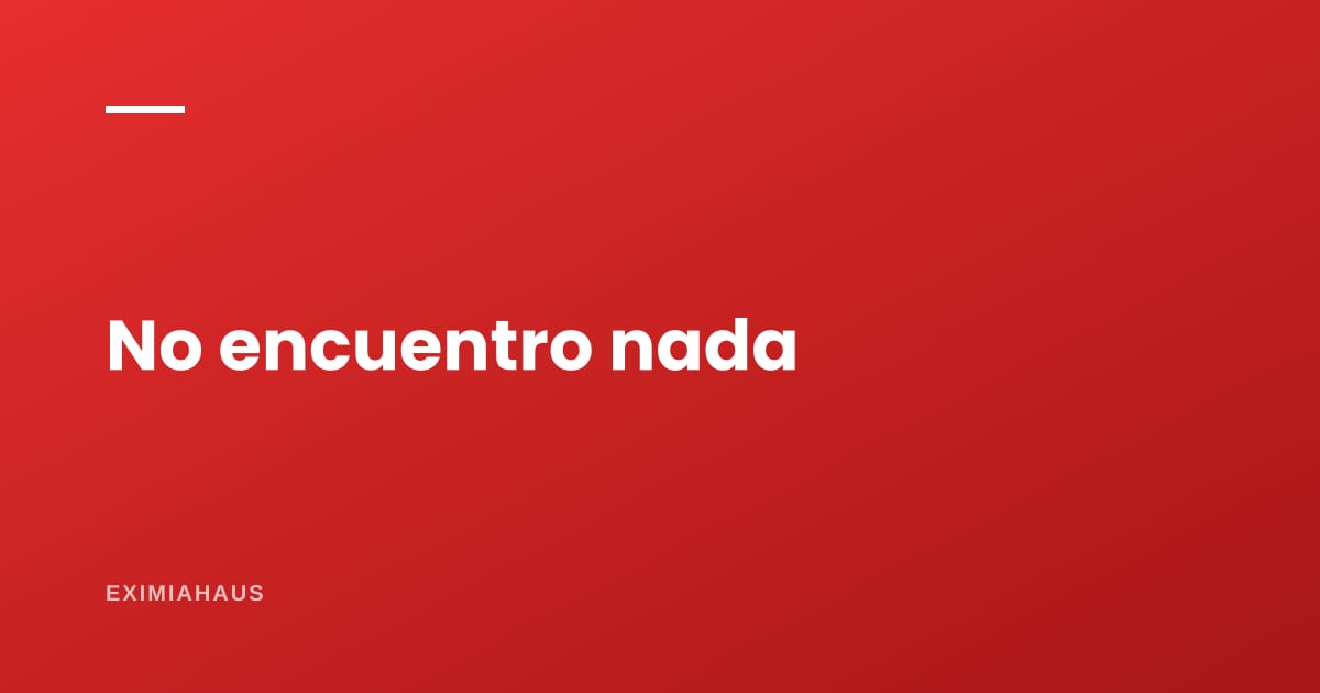 ¿Por qué no encuentro lo que busco en los portales?