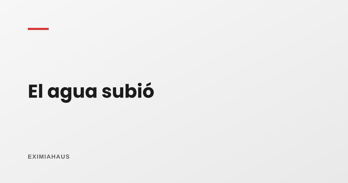 ¿Por qué subió el recibo de agua en 2026?