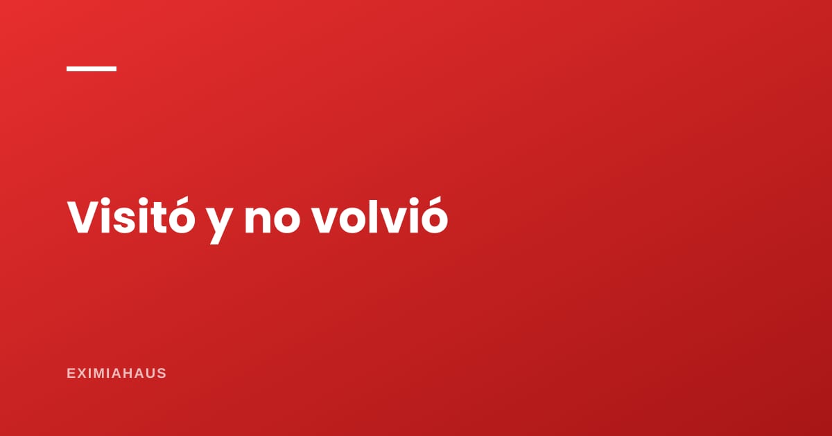 ¿Por qué un comprador visita y no vuelve?