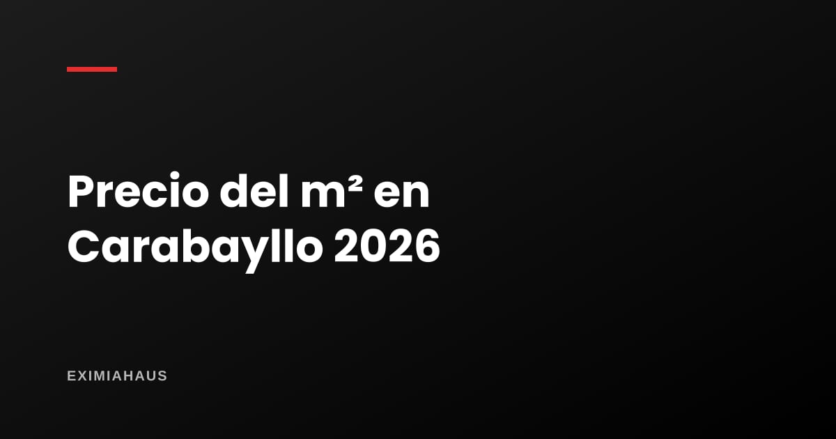 Precio del m² en Carabayllo 2026: desde S/ 2.700 y con las ventas creciendo 54%