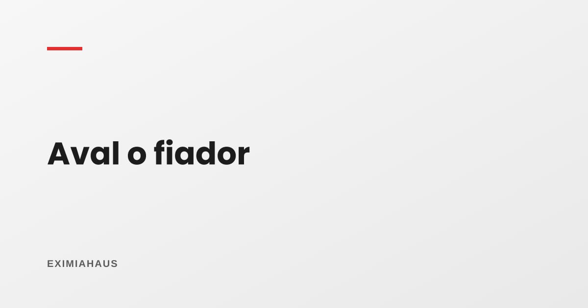 ¿Puedo pedir aval o fiador a mi inquilino?